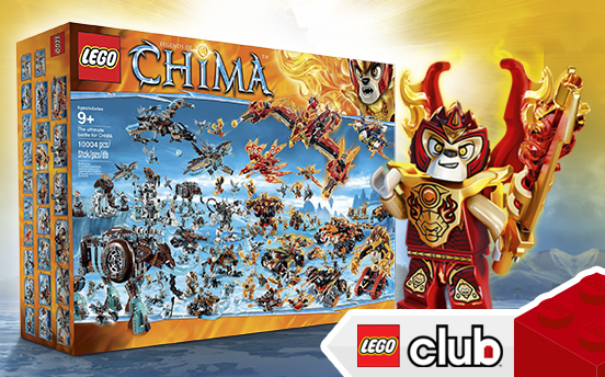 LEGO CHIMA-kampagnegrafik lavet under praktik hos LEGO Group